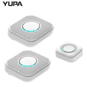 433MHZ Wireless Smart Doorbell LED Light 36 Songs Welcome Home Security EU US Pulg Button Doorbell (Color: D)